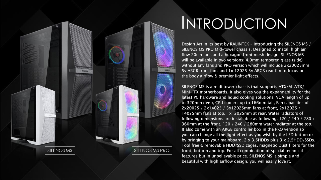 RAIJINTEK Cases